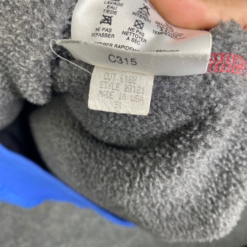 Patagonia Shelled Synchilla Jacket Mens L Blue Fleece Lined USA Style 28121 90s - Picture 8 of 13